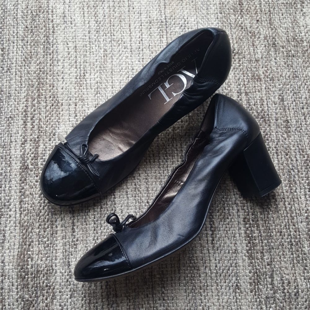 AGL | Leather Tassel Heels